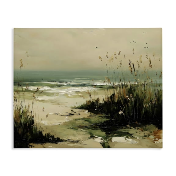 Stupell Industries Tropical Sea Oats on the Beach Canvas Art, 20 x 16, by Franklyn Gregory