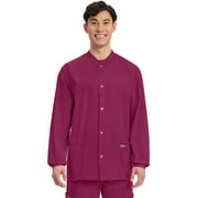 Cherokee Workwear Professionals Men Warm Up Scrubs Jacket Snap Front WW360
