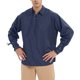 thumbnail image 3 of Camisas Y s Hombres Casual Simple Tallas grandes Color sólido Solapa Correa Camisa Top Blusa (Blue, XXL), 3 of 4