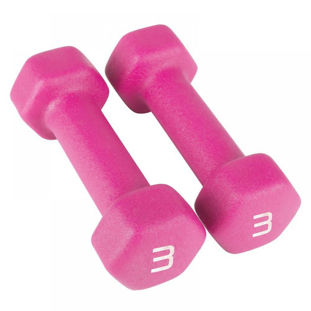 1 Pair Hand Weights Dumbbells Set Home Fitness Aerobic Taining Exercise Ladies 