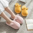 thumbnail image 4 of Toboganes de Interior para el hogar, Zapatillas de Felpa Antideslizantes, Zapatillas de casa para Mujer, Zapatillas de algodón cálidas para Interiores de Invierno, Zapatillas de Gato Lindas para el ho, 4 of 5