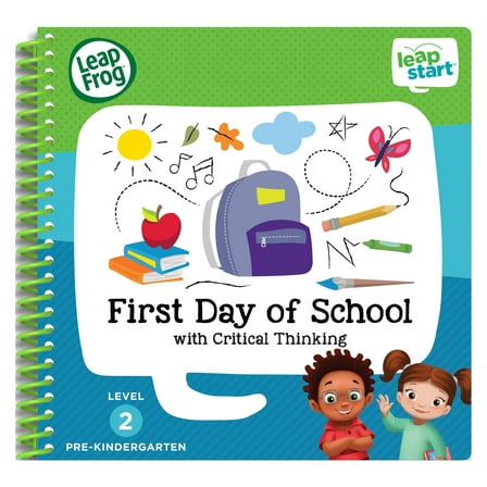 LeapFrog LeapStart Pre-K First Day of School Activity Learning Book