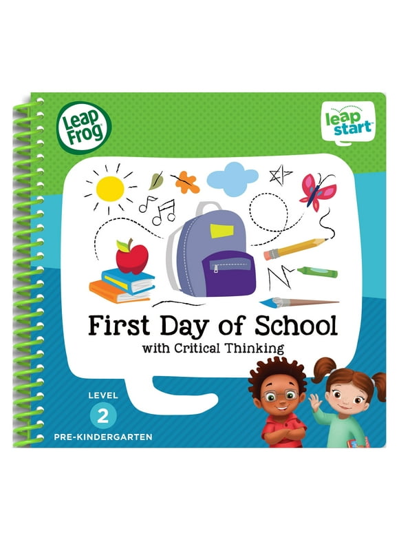 LeapFrog LeapStart Pre-K First Day of School Activity Learning Book