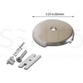 thumbnail image 4 of SENTO Nickel Lift and Turn Bathtub Drain Assembly Stopper Kit, Fit Both 1-1/2 Inch or 1-5/8 Inch Strainer and Stopper, Heavy Duty Metal with Matching Screws, Easy Installation, Satin Nickel, 4 of 7