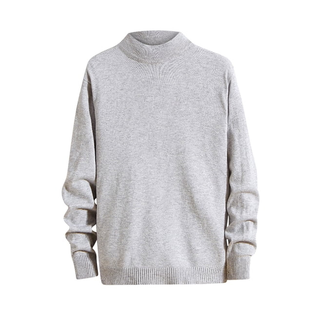 Pisexur Chandail d'Automne pour Hommes Col Rond Chandail à Capuche Ajusté Léger Tricot pour Chandail en Molleton Décontracté