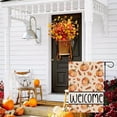 thumbnail image 4 of Fall Thanksgiving Pumpkins Welcome Garden Flag Double Sided Autumn Burlap 12x18 Inch Seasonal Holiday Outdoor Yard Decoration, 4 of 6