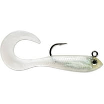 Storm WildEye 2" Curl Tail Minnow Fishing Lure, Pearl, 1/16 oz.