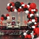 thumbnail image 2 of Kit de arco de globos Janinus rojo y negro con globos de 18 pulgadas, 12 pulgadas y 5 pulgadas, 2 of 6