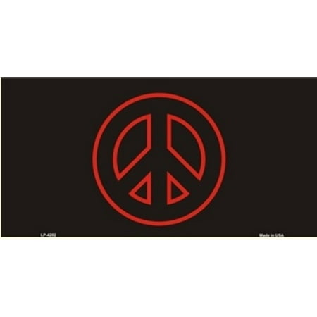 Peace Sign License Plate - Peace Sign License Plate