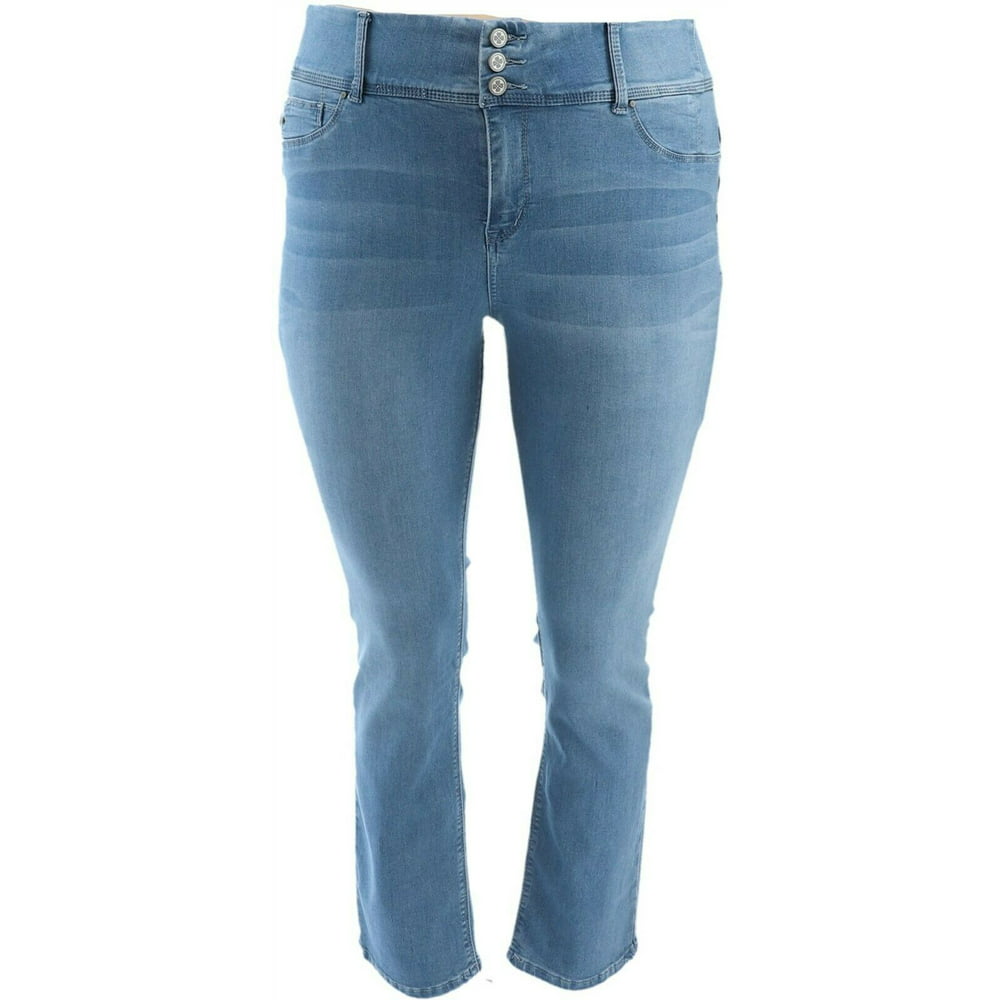 Laurie Felt - Laurie Felt Petite Silky Denim Straight Jeans Women's ...