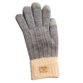 thumbnail image 1 of Gray Winter Thermal Fleece Lined Touchscreen Gloves For Women Cold Weather Outdoor Activities Free Size 8.27 Inch Length 5.12 Inch Width Gray Color, 1 of 2