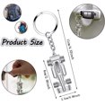 thumbnail image 2 of HAHADAXA 2 Pcs Car Key Chain, Racing Keychainm, F1 Formula One Racing Car Key Chain Car Metal Key Chain Car Model Key Chain for Boys and Men Who Love Cars, 2 of 7