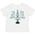 thumbnail image 3 of Inktastic I'm Just Here for the Cake Funny Wedding Boys or Girls Toddler T-Shirt, 3 of 5