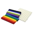 thumbnail image 4 of Paquete de 100 bloques de cubos de plástico multienlace con tablero para niños Zulema Cubos de conteo de enlaces matemáticos, 4 of 8