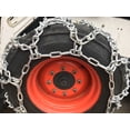 thumbnail image 1 of Tirechain Compatible With Mahindra 5545 R4 Front 10.5 / 80X18 V-Bar Duo Grip Tire Chains, 1 of 5