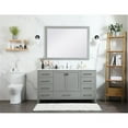 thumbnail image 6 of 60 inch single bathroom vanity in grey, 6 of 8