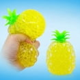 thumbnail image 5 of Pineapple Squeeze Fidget Toy, Translucent Fruit Shaped Squeeze Toy, for Tropical Gifts and Desk Fidget Collections, Textured TPR Pineapple with a Leafy Crown in a Random Supplied Color, 5 of 5