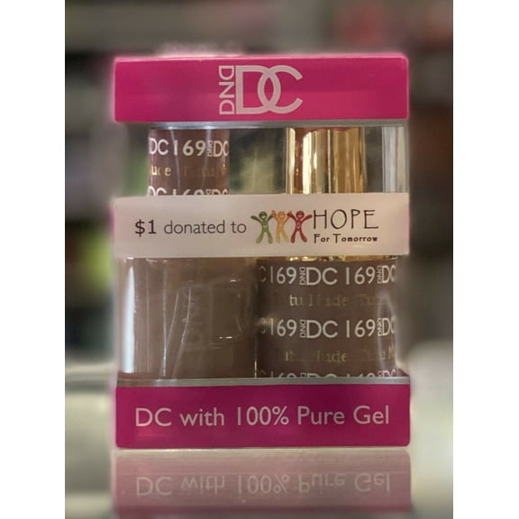 DND - DC Duo Soak off Gel & Matching nail polish, #169 - Tutu Nude