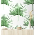 thumbnail image 5 of Harry & Grace Greenery Pacific Palm Peel and Stick Wallpaper, 5 of 11
