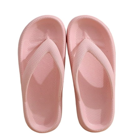 

IKemiter Cloud Slippers for Women and Men Pillow Slippers Bathroom Sandals Extremely Comfy Cushioned Thick Sole
