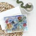 thumbnail image 2 of Abstract Mermaid Water Fantasy Greeting Cards and Envelopes Pack of 8, 2 of 2