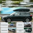 thumbnail image 3 of 14 Cubic Feet Rooftop Cargo Box AUSUM MOTOR Large Dual Side Opening Hard Shell Weatherproof Storage Boxes 110LBS Capacity Matte Black, 3 of 10