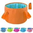 thumbnail image 4 of 15L Folding Bucket with Hand Strap for Camping Beach Travel Car Washing, 4 of 6