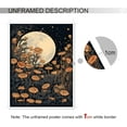 thumbnail image 2 of Vintage Moon Flowers Canvas Wall Art, Retro Mystical Celestial Moon Poster, Rustic Yellow Wildflower Field Print, Cottagecore Ethereal Moonlight with Botanical Floral Wall Decor 12x16in Unframed, 2 of 16