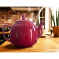 thumbnail image 4 of European Style Ceramic Teapot Coffee Pot Water Pot Porcelain Vintage Gift Tea Pot (Classic Red), 4 of 5