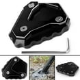thumbnail image 2 of Kickstand Side Stand Enlarge Extension Plate For BMW G310 G 310 GS 2018 Black, 2 of 4