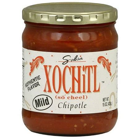 Xochitl Chipotle Mild Salsa, 15 oz, (Pack of 6)