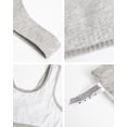 thumbnail image 3 of Fruit of the Loom Girls' Multi Cotton 6-Pack Built-Up Stretch Sports Bra, 3 of 5