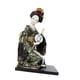 thumbnail image 4 of Figura asiática de Kabuki, escultura de niña con kimono japonés, adorno, figurita de kimono Kabuki negro, 4 of 9