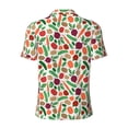 thumbnail image 4 of Rocae Vegetables for Men's Short Sleeve Polo Shirt, Quick Drying Performance Moisture Wicking Sports Men's Golf Shirt Large, 4 of 9