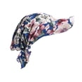 thumbnail image 4 of Visera con ala, pañuelo estampado para la cabeza, bandana, turbante, gorro para la cabeza, para la playa y actividades al aire libre. Azul, 4 of 9
