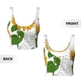 thumbnail image 6 of Rateoe Plump Sunflower And Sketch Print Womens' Sports Bras Scoop Neck Sports Vest- Padded U Back Seamless High Impact Support, 6 of 7
