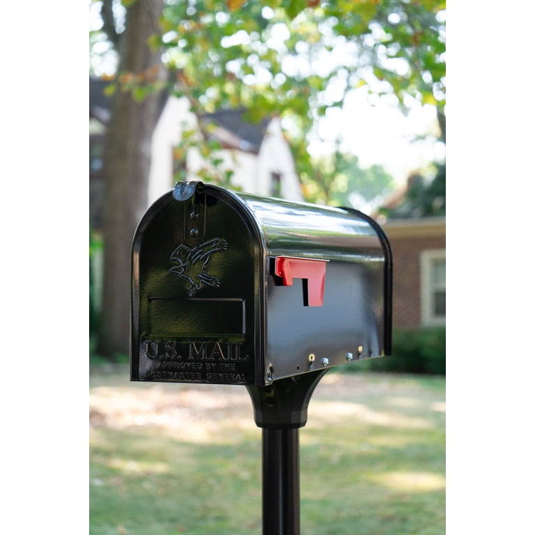 Architectural Mailboxes Elite Galvanized Steel, Large, Post-Mount