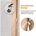thumbnail image 3 of Covered Outdoor 8'x8' Gazebo Mosquito Netting, 4-Panel Universal Replacement Sidewalls with Double Zipper, Patio Canopy Garden Net Only, 3 of 6