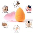 thumbnail image 6 of DUcare Flat Top Kabuki Brush with Reusable Makeup Sponges, Foundation Brush, Pink, 6 of 6