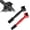 Red+black, variant on chasenew 2 PCS Bike or Motorcycle Chain Washer, Motorcycle Chain Gear Dirt Clean Brushes, Universal Bicycle Chain Dirt Remover Washing Tool for Mountain Bike Motorcycle (Red+Red)
