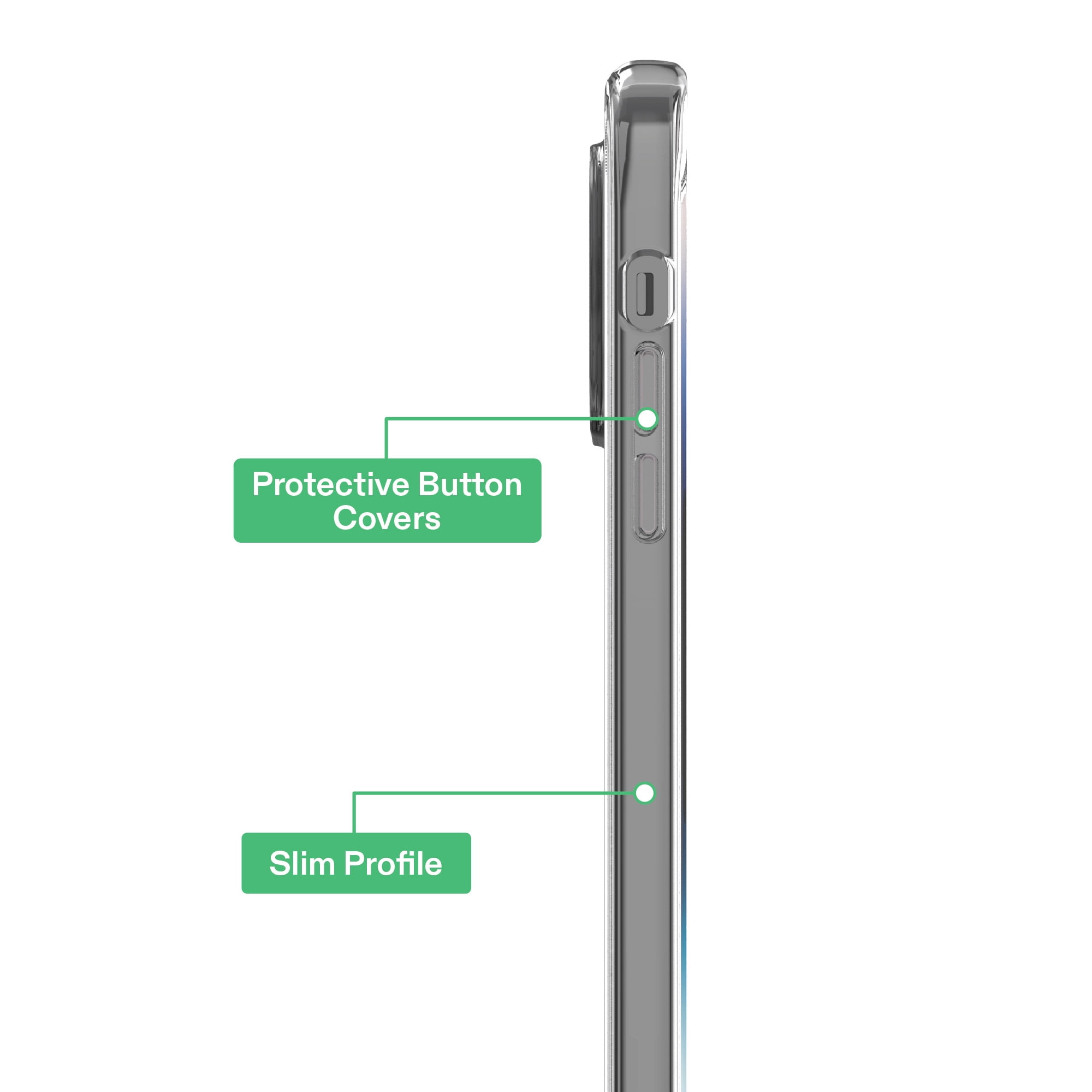 onn MagSafe Compatible Phone Case for iPhone 14 Pro Max - Clear