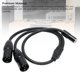thumbnail image 4 of Divisor de cable de doble xlr a 6.35 mm, Salida de Señal Precisa de Compatibilidad Amplia 6.35 mm Femenino A xlr Cable de Divisor Estéreo Masculino para la Cámara, 4 of 7