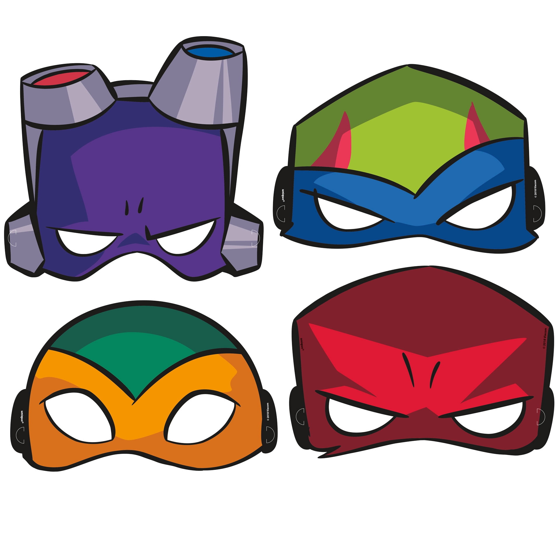 8ct Details about   Rise of the TMNT Loot Bags 