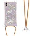 thumbnail image 1 of Funda FOXDOCK para iPhone Xs Max con Cuerda Ajustable, Brillo Líquido, Protección Antigolpes y Lente – Ideal para Regalo, 1 of 5