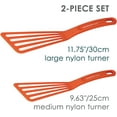 thumbnail image 4 of Rachael Ray Tools & Gadgets 2 Piece Nylon Turner Set, Rose, 4 of 8