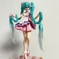 thumbnail image 3 of Figura de Anime japonés Hatsune Miku, adornos de personajes sexys, upskirt, chica Kawai, juguete de decoración, regalo de cumpleaños para niños y adultos, 3 of 4