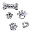 thumbnail image 2 of Skksst Bling Rhinestone Personalized Dog Collar Puppy Cat PU Leather Collar Pet DIY Accessories, 2 of 2