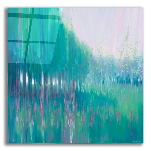 Epic Art 'Timeless Meadow' by Gill Bustamante, Acrylic Glass Wall Art, 12"x12"