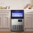 thumbnail image 3 of Costway Stainless Steel Ice Maker, Under Counter & Freestanding Ice Making Machine, 3 of 9