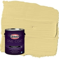 Glidden One Coat Wayward Wind / Yellow Satin Exterior Paint with Primer, 1 Gallon
